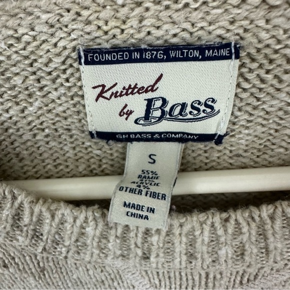Bass Knitted Pullover Sweater Women’s Small Beige - Picture 3 of 9